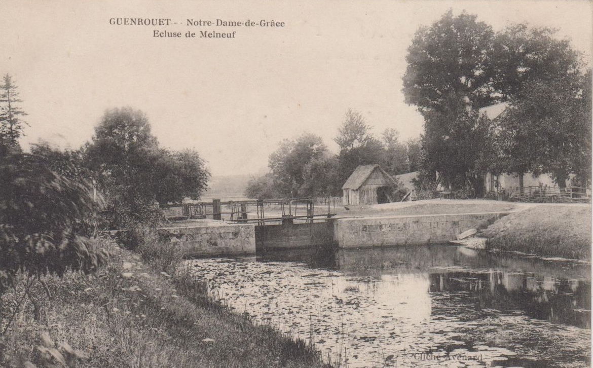 l'écluse de Melneuf à Guenrouet