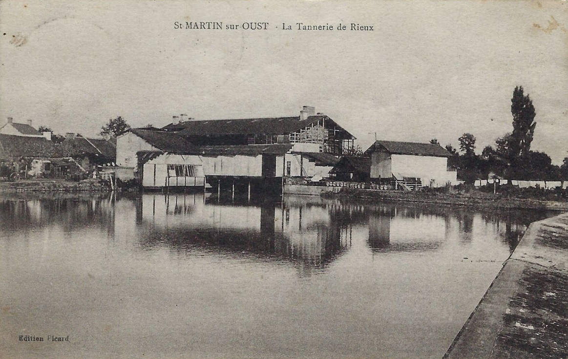 Saint-Martin, la tannerie sur la canal