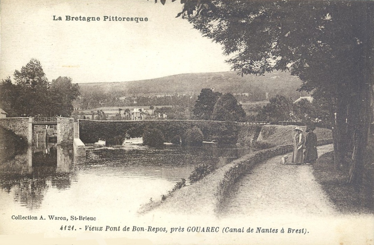 Bon Repos, à gauche l'écluse