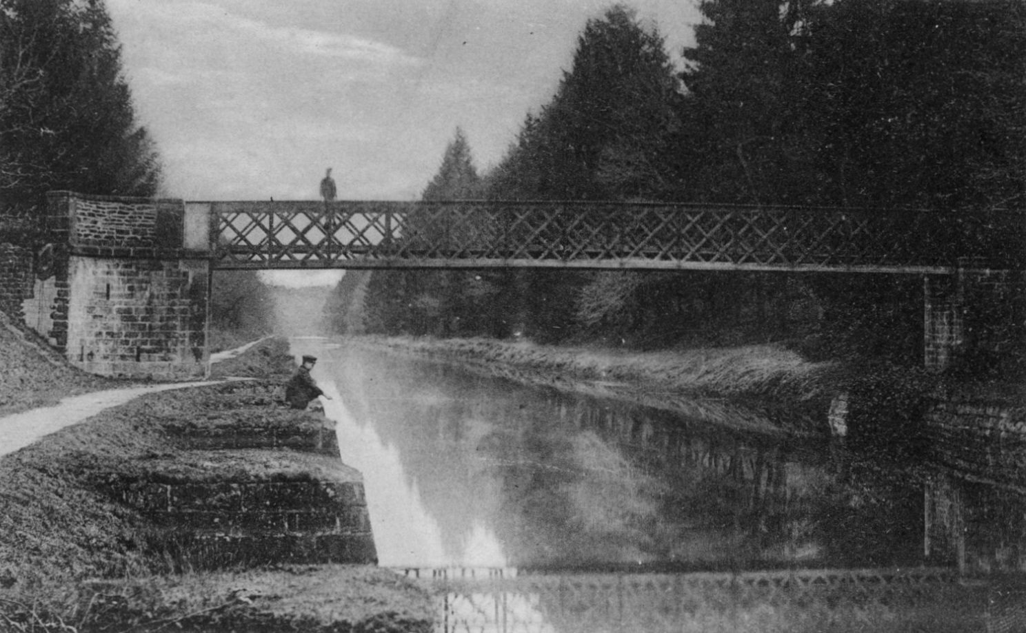 Glomel, la tranchée des bagnards. Le point culminant du canal