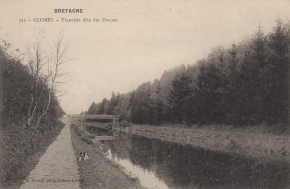 Glomel, la tranchée des bagnards.