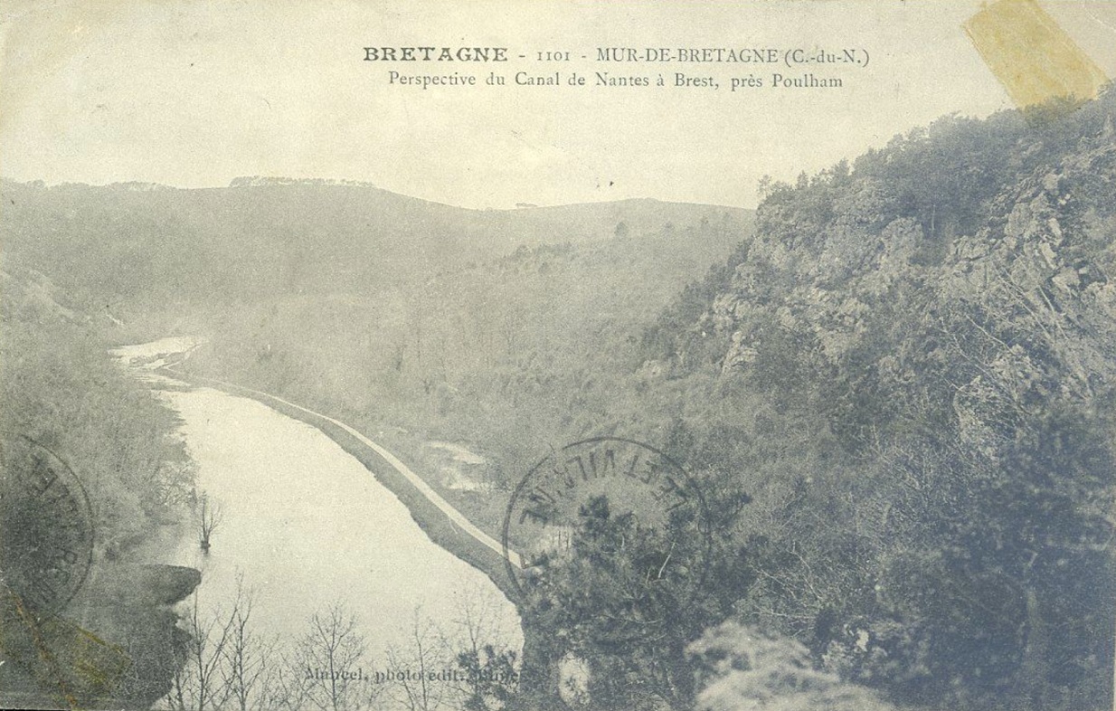le canal à Mûr avant le barrage