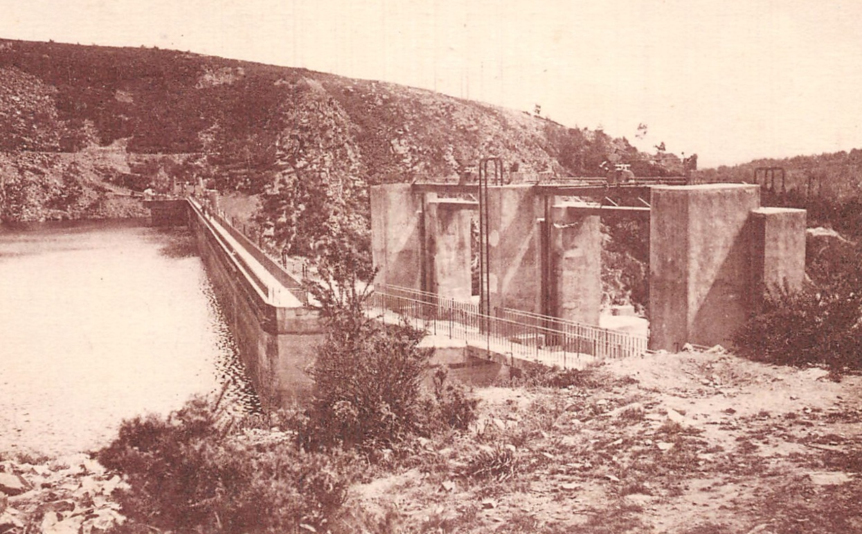 la construction du barrage de Guerlédan
