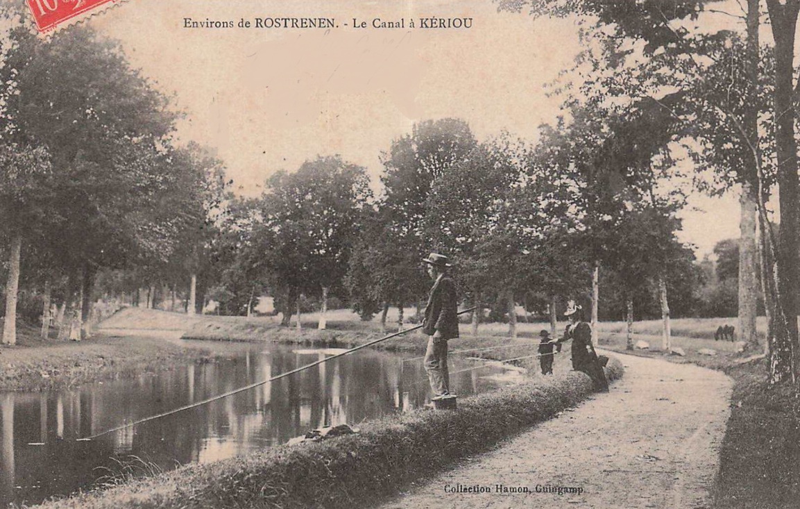 Rostrenen, le virage du canal